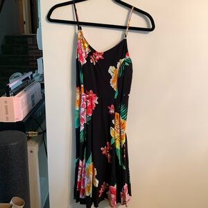 Old Navy Floral Black Dress